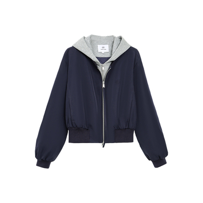 TurnSignal连帽短款棉服女