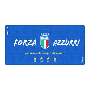 意大利国家队官方商品 | 超大球迷深蓝队徽鼠标垫防滑电竞纪念品