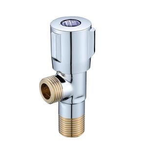 304不锈钢三角阀冷热水器加长一分二开关一进二出角阀马桶止水阀