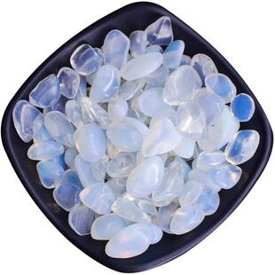 高透蛋白石碎石摆件消磁净化裸石供曼扎宝石鱼缸造景石蛋白石原石