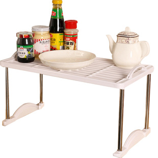 个性厨房置物架衣柜隔层隔板分层架桌面调味料架子厨柜收纳架