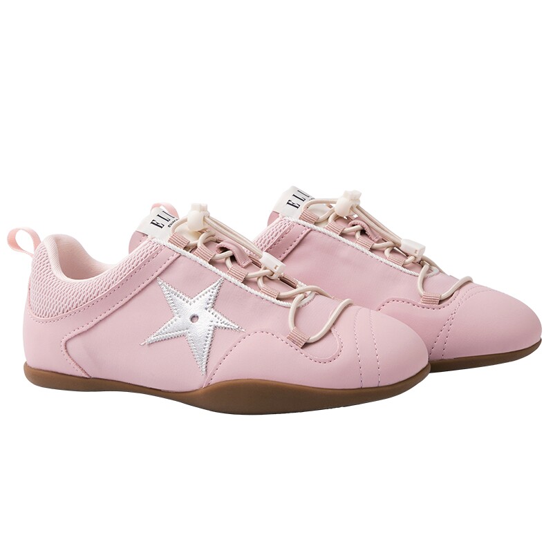 ELLEkids童鞋复古百搭德训鞋女童