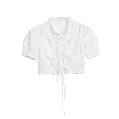 SourceWithU花边上衣半裙