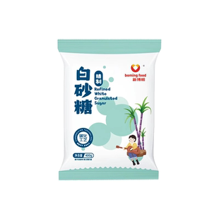 新博明白砂糖白糖商用批发烘焙调味用家用绵细砂糖食用糖碳化白糖
