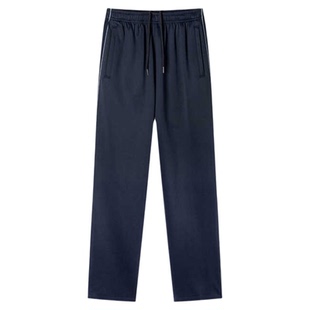 羊羔绒校服裤子一道杠秋冬季加厚藏青色初高中男女小学生加绒校裤