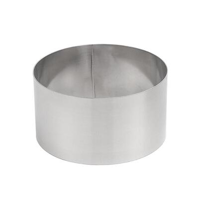 德国糖村304不锈钢加高慕斯圈蛋糕模具4/6/8寸提拉米苏圆形心方形