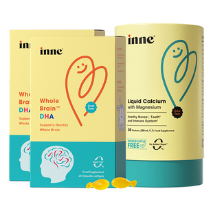 inne因你小金条钙镁锌儿童婴幼儿液体钙+全脑DHA婴幼儿宝宝藻油*2