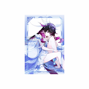 哥伦比娅同人立牌自制周边吧唧挂件二次元透卡谷子礼物钥匙扣饰品