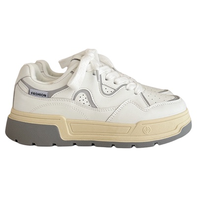 厚底小白鞋女款2025新款秋季百搭