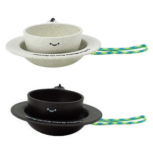 禾希有物咖啡渣地球杯咖啡杯碟套装杯外带咖啡渣杯可定制图案环保