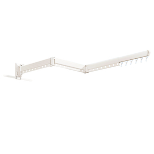 折叠伸缩晾衣架阳台家用隐形壁挂式晾衣杆神器可收缩多功能隐藏式