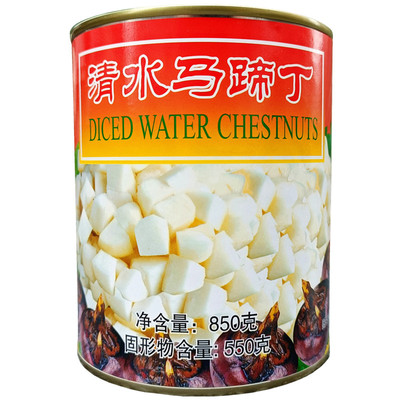 清水糖水荸荠丁850g*2罐餐饮商用