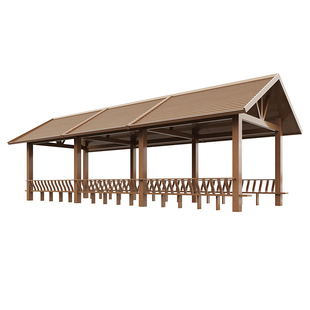 长廊廊架铝合金葡萄架文化连廊户外庭院小区花园古建凉亭休闲景观