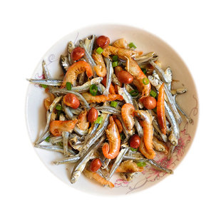 农家风味小鱼小虾非油炸下饭菜淡水鱼虾杂阳江特产无加盐鱼虾混合