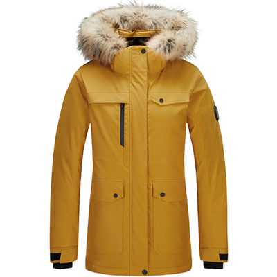 rockice鹅绒羽绒服防风女