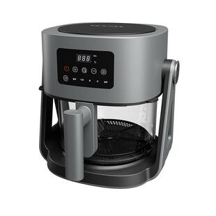 Goldlabo哥顿兰博空气炸锅可翻转煎烤一体5.5L大容量透明可视玻璃