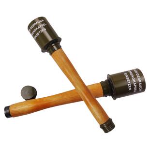 4D二战德国角色扮演装备M24手雷m24长木柄手石榴静态模型摆件礼物