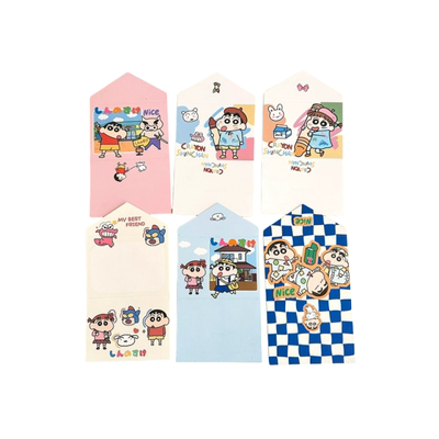 高颜值蜡笔小新搞怪三折小卡