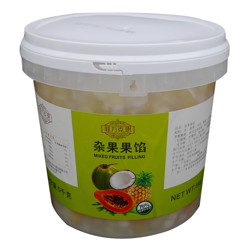 杂果果馅酱冰淇淋蛋糕面包夹心