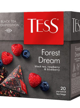 进口红茶绿茶俄罗斯花果茶TESS