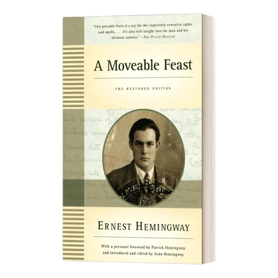 英文原版 A Moveable Feast the Restored Edition 流动的盛宴 复原版 英文版 进口英语原版书籍
