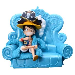 海贼航海王onepiece手办公仔路飞乔巴娜美索隆罗动漫模型摆件全套