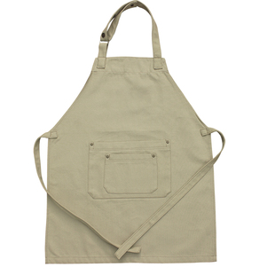 围裙男女孩儿童画画木工课专用学生劳动帆布厚罩衣幼儿园定制logo