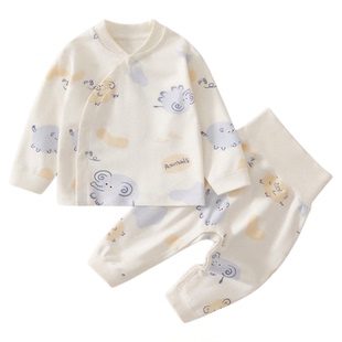 7A抗菌儿童内衣套装纯棉婴儿分体秋衣秋裤高腰护肚宝宝家居服套装
