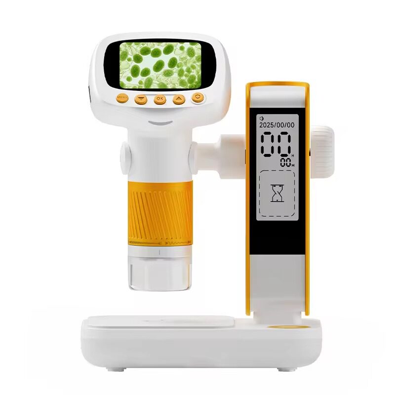 Kids Digital Microscope Alarm Clock 1000X Photo Video STEM
