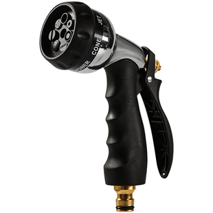 六段式可调洗车水鼓花洒水枪头家用高压工具喷头增压汽车美容神器