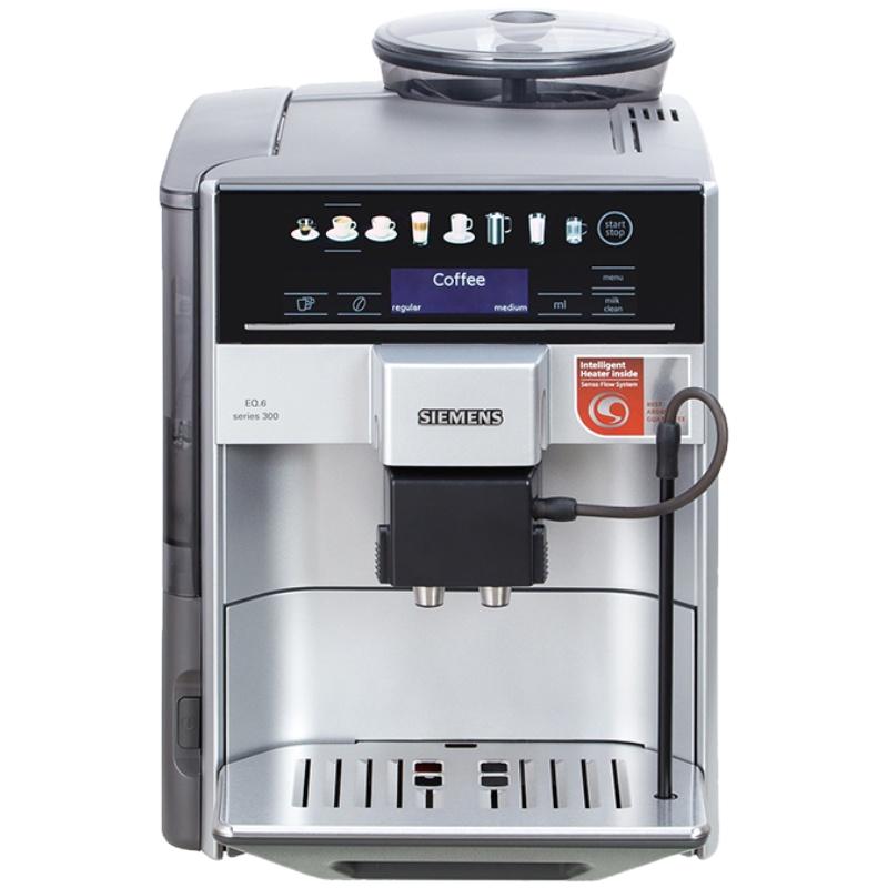 西门子全自动咖啡机欧洲整机进口小型家用研磨一体智能清洁EQ.6