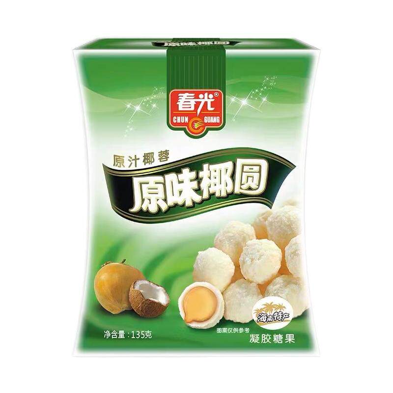 春光海南开心椰圆带有椰蓉软糖