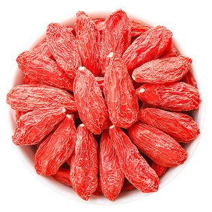 红枸杞宁夏中宁头茬大颗粒构杞子自然晾晒泡茶泡水旗舰店官方