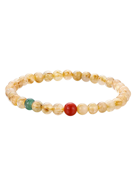 卡蒂罗金发晶守运手串925银新中式精致星云能量场手链生日礼物