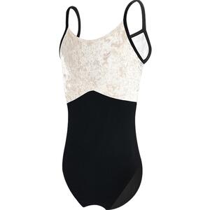 儿童舞蹈服练功服女夏吊带丝绒体操服芭蕾舞中国舞连体服女跳舞衣