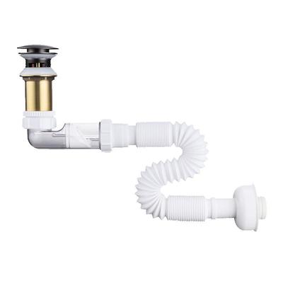 有无溢水口通用全铜下水器带提篮
