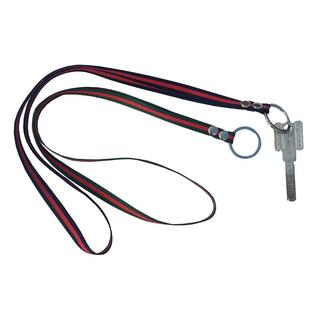 挂脖钥匙绳子学生防丢长款挂绳老年人套头织带长款不锈钢锁匙扣圈