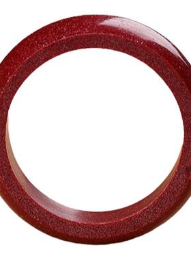 天然朱砂戒指男女情侣款扳指时尚百搭本命年手饰素圈红色指环尾戒