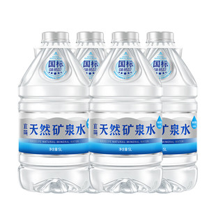 宜简天然矿泉水偏硅酸桶装水5L*4桶 保质期18个月限重庆主城