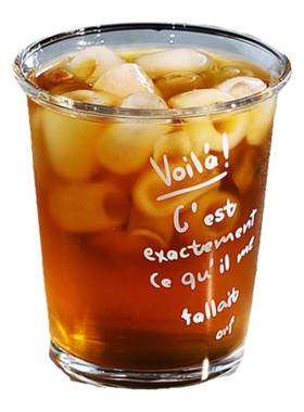 玻璃咖啡杯冰美式杯子家用水杯高颜值英文字母拿铁牛奶杯饮料酒杯