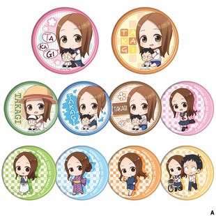 擅长捉弄的高木同学周边cos西片高木二次元吧唧动漫挂件胸章徽章A