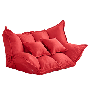 懒人沙发榻榻米床上椅子靠背日式地板小沙发地垫床上折叠椅电脑椅