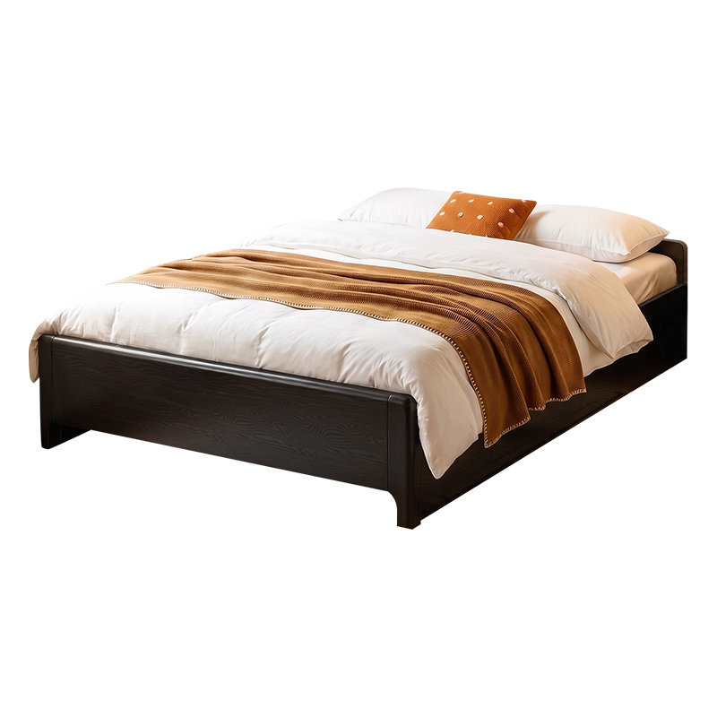 【设计师推荐】无床头实木储物床
