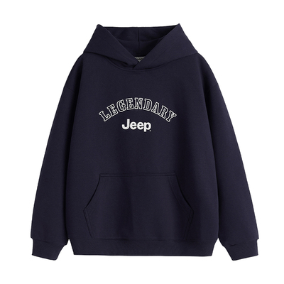 Jeep吉普中大童连帽卫衣百搭长袖