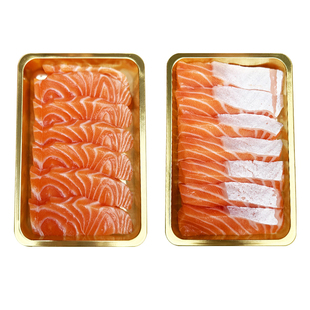 三文鱼新鲜中段冰鲜法罗皇冠鱼腩挪威现切大西洋鲑刺身料理海鲜