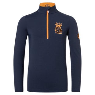 BOGNER博格纳 25秋冬新品BENNO儿童个性拼色设计立领滑雪内层