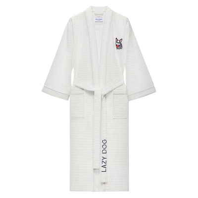 CallaAngel华夫格薄款情侣浴袍