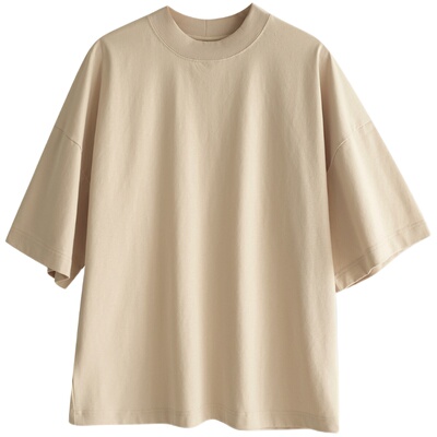 廓形棉质女士宽松短袖男友风