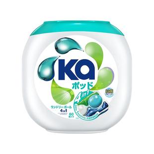 【自营】ka菁华洗衣凝珠四效合一抑菌洁净除螨留香凝珠60粒/盒