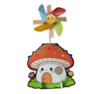 软萌猫咪风车收纳立牌 多功能桌面摆饰 学生党书桌好物